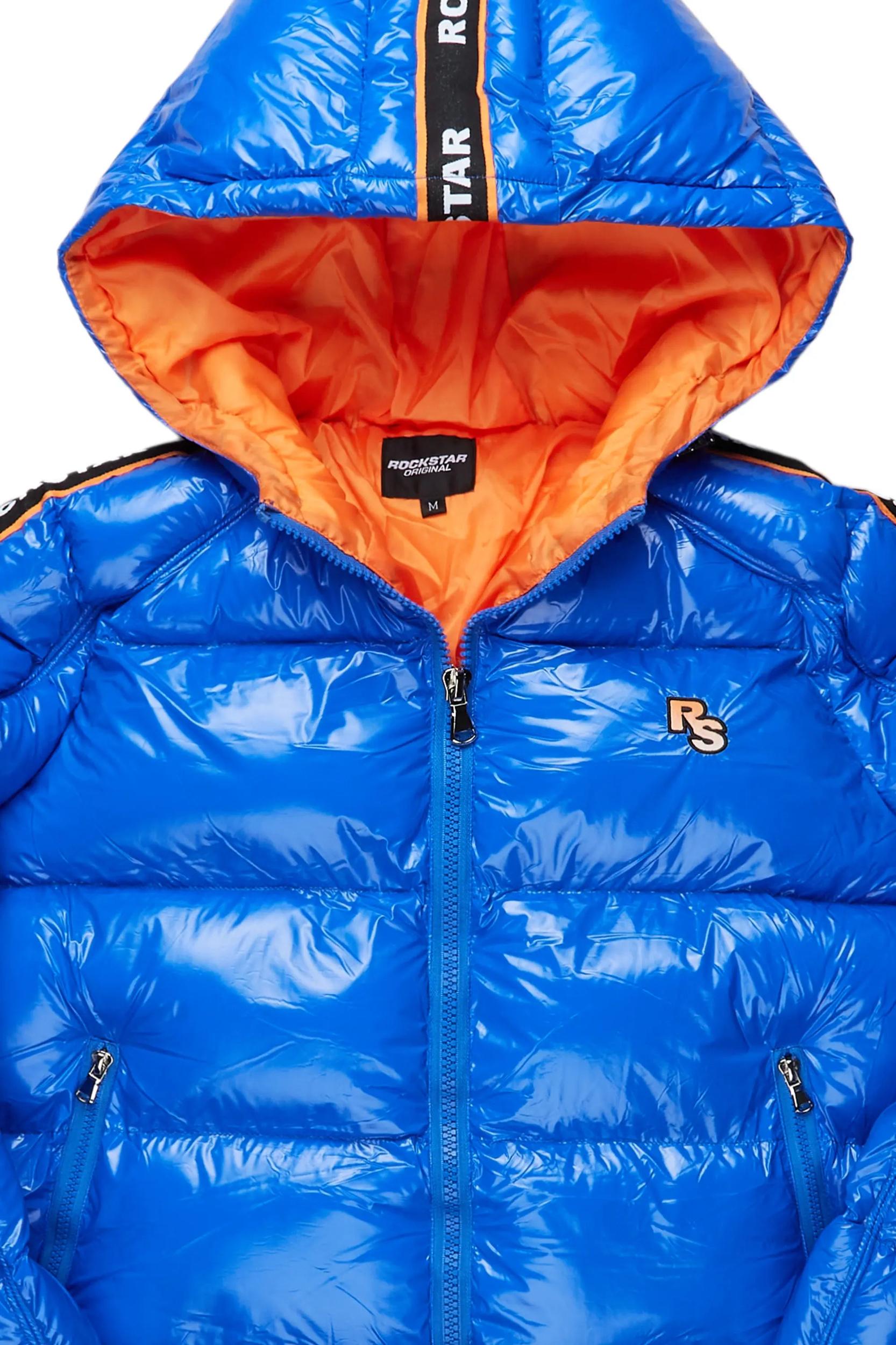 Jackey Royal Blue Puffer Jacket Female Product Image