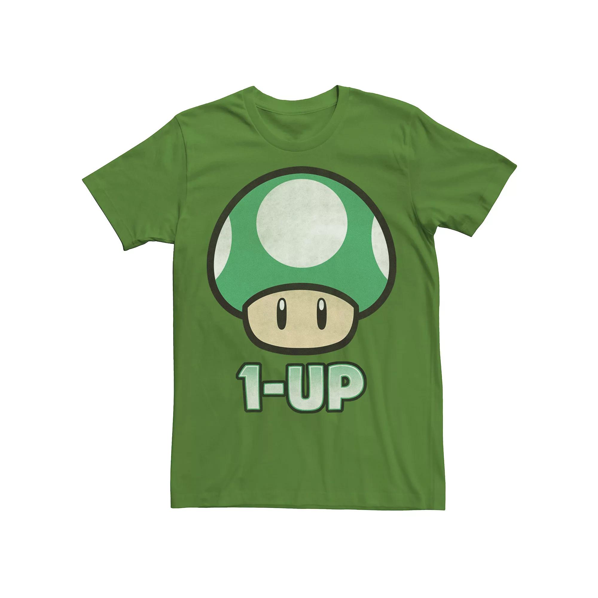 Men's Super Mario 1-Up Mushroom Tee,  Product Image