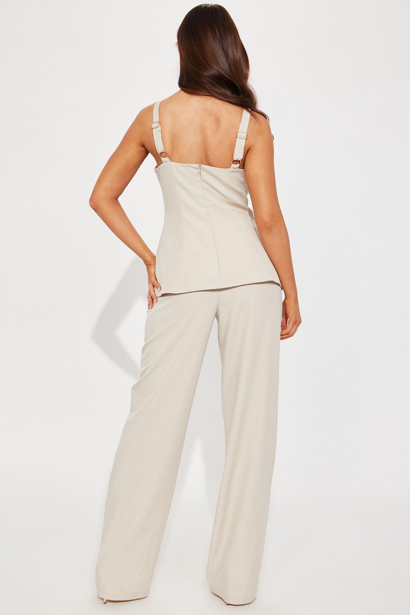Just Business Jumpsuit - Nude Female Product Image