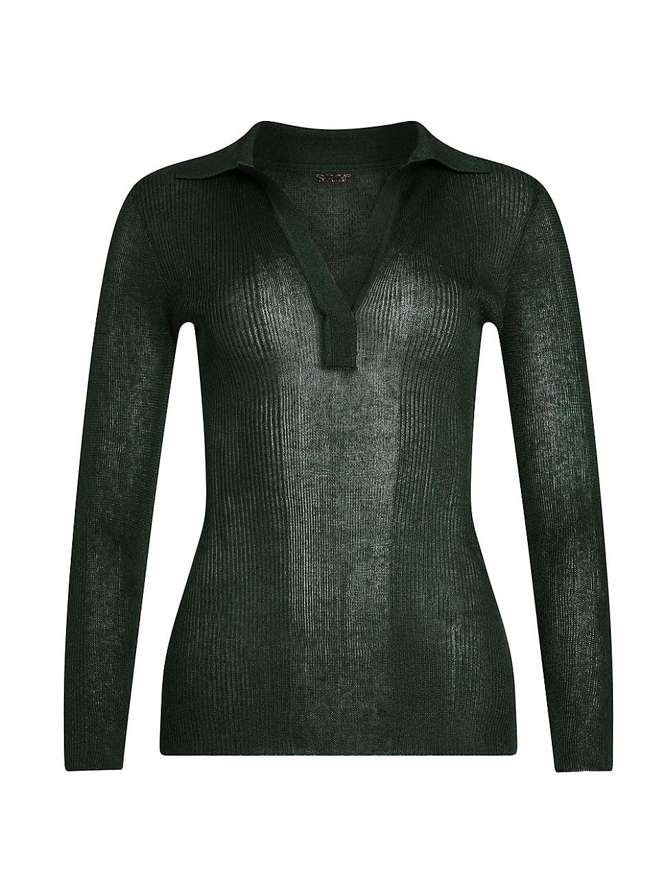 Womens Paige Polo Top Product Image