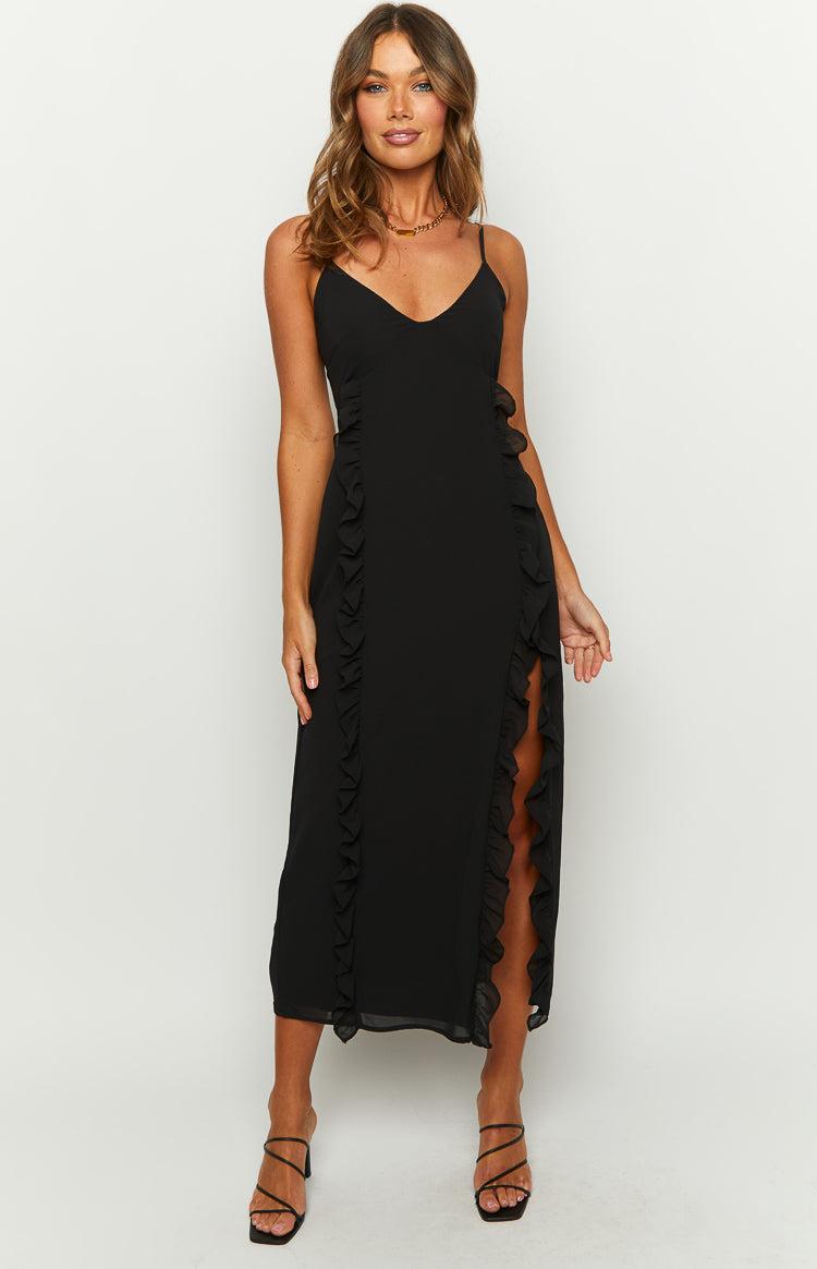 Dream On Black Maxi Dress Product Image