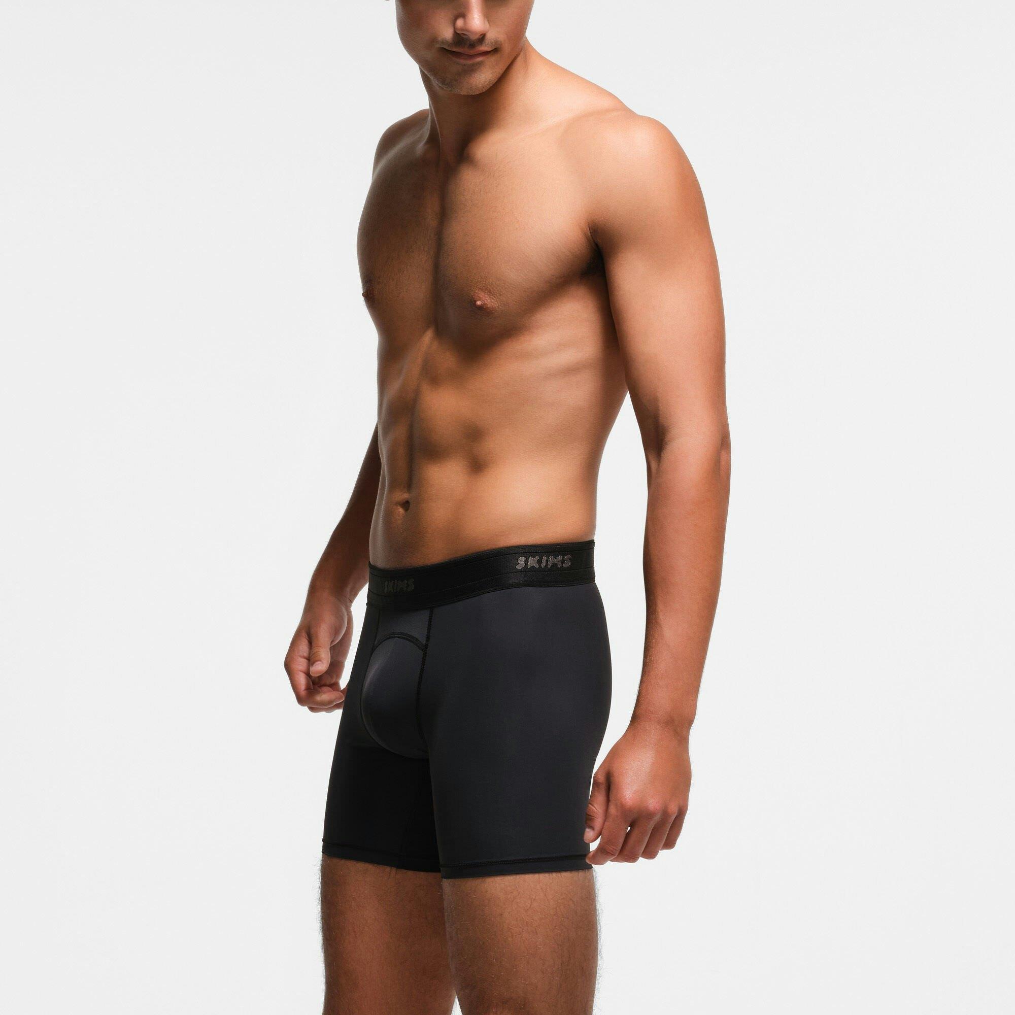 SKIMS FLEX MENS 7" BOXER BRIEF 3-PACK | OBSIDIAN Product Image