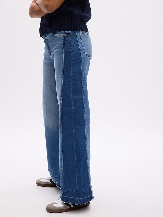 High Rise Stride Wide-Leg Jeans Product Image