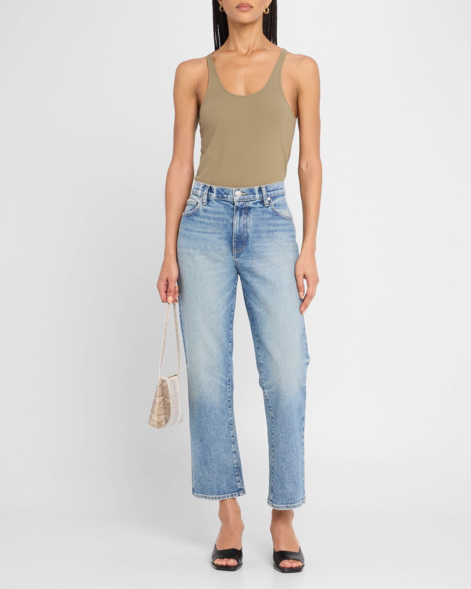 Morgan Ankle Straight Jeans Product Image