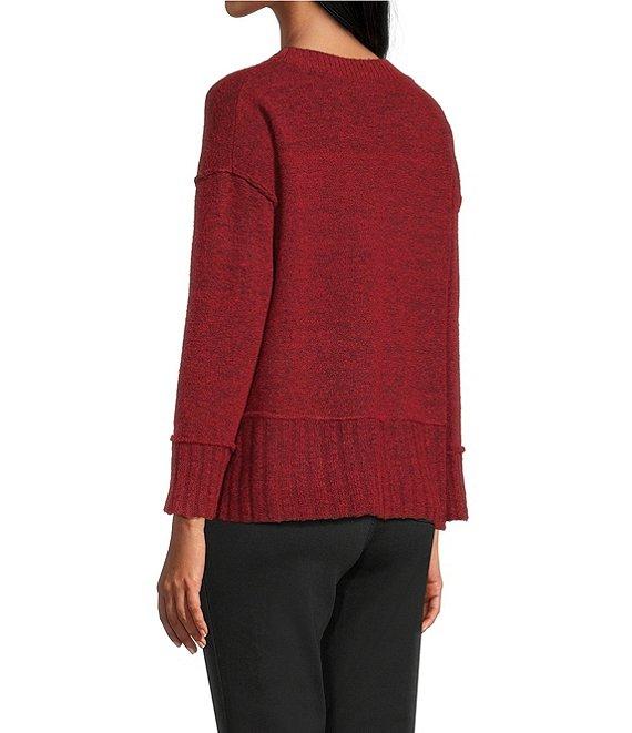 Westbound Wool Blend Long Sleeve Crew Neck Sweater Product Image