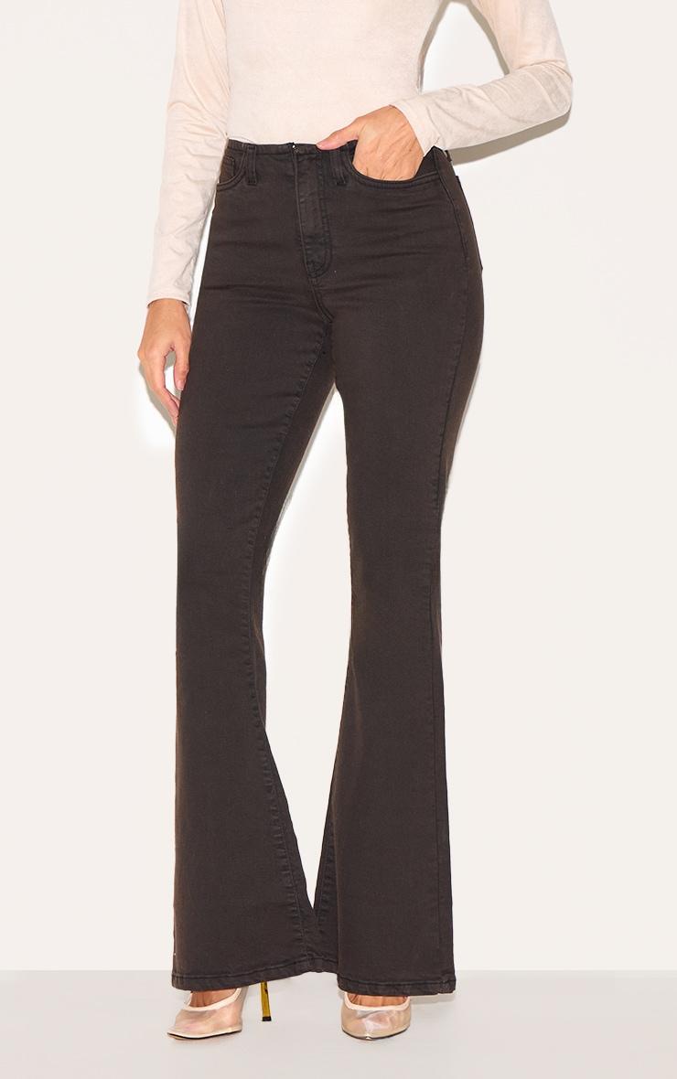  Dark Chocolate Low Rise Invisible Waistband Stretch Flares Product Image