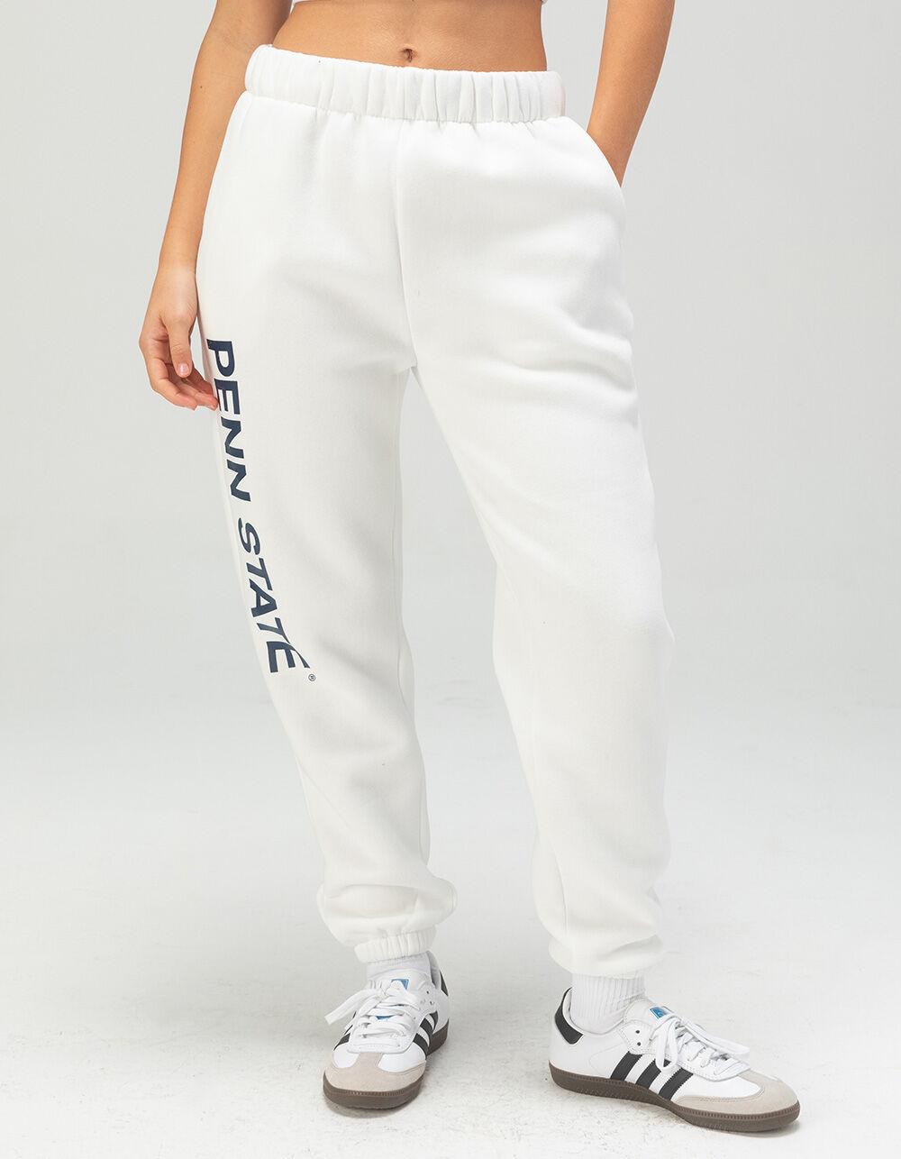 HYPE AND VICE Penn State Womens Sweatpants - WHITE Product Image