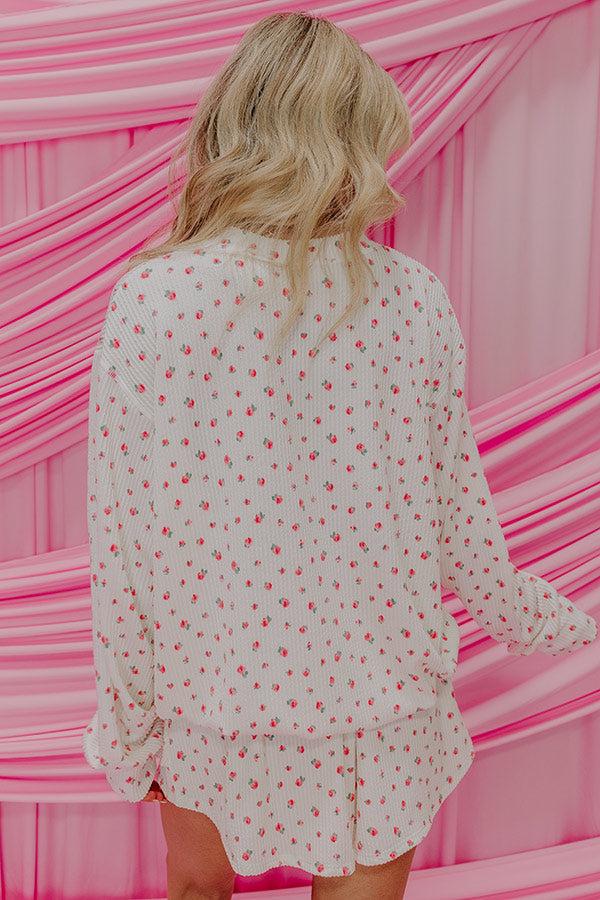 Life Full Of Roses High Waist Knit Skort Product Image