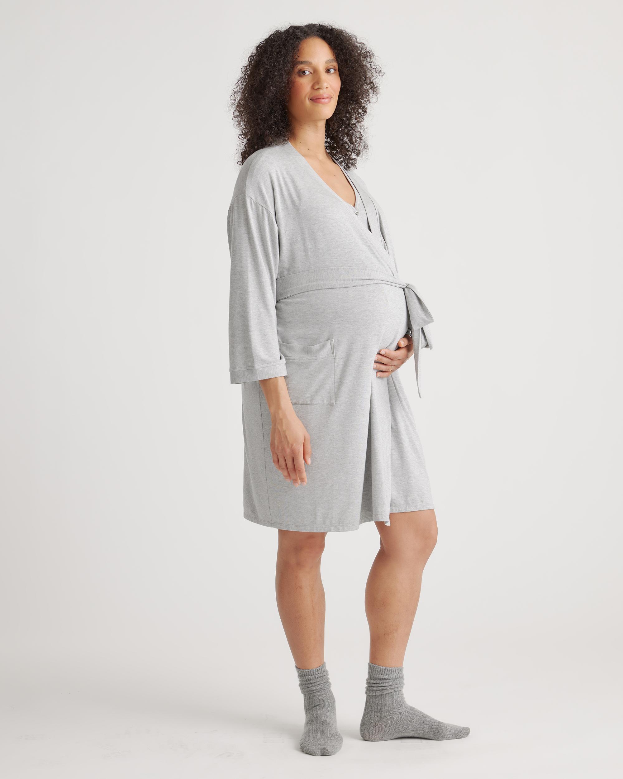 Quince | Women's The Essentials Hospital Set Size XL, Bamboo Product Image