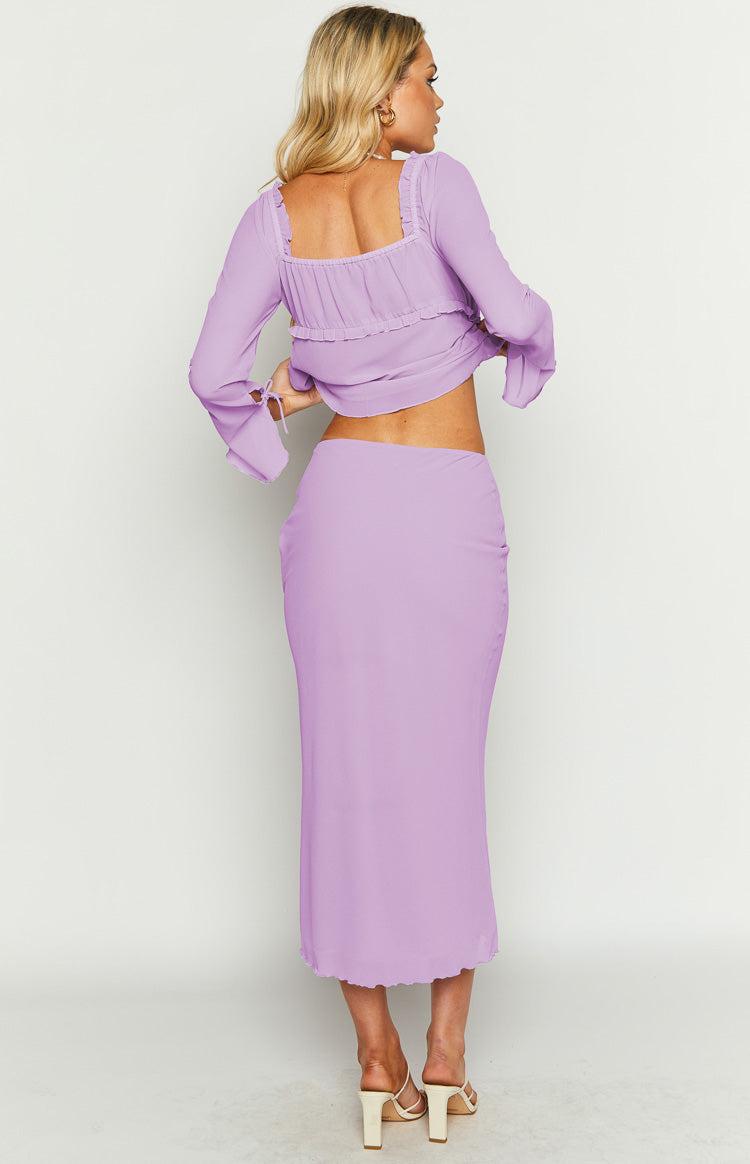 Kennedy Lilac Maxi Skirt Product Image