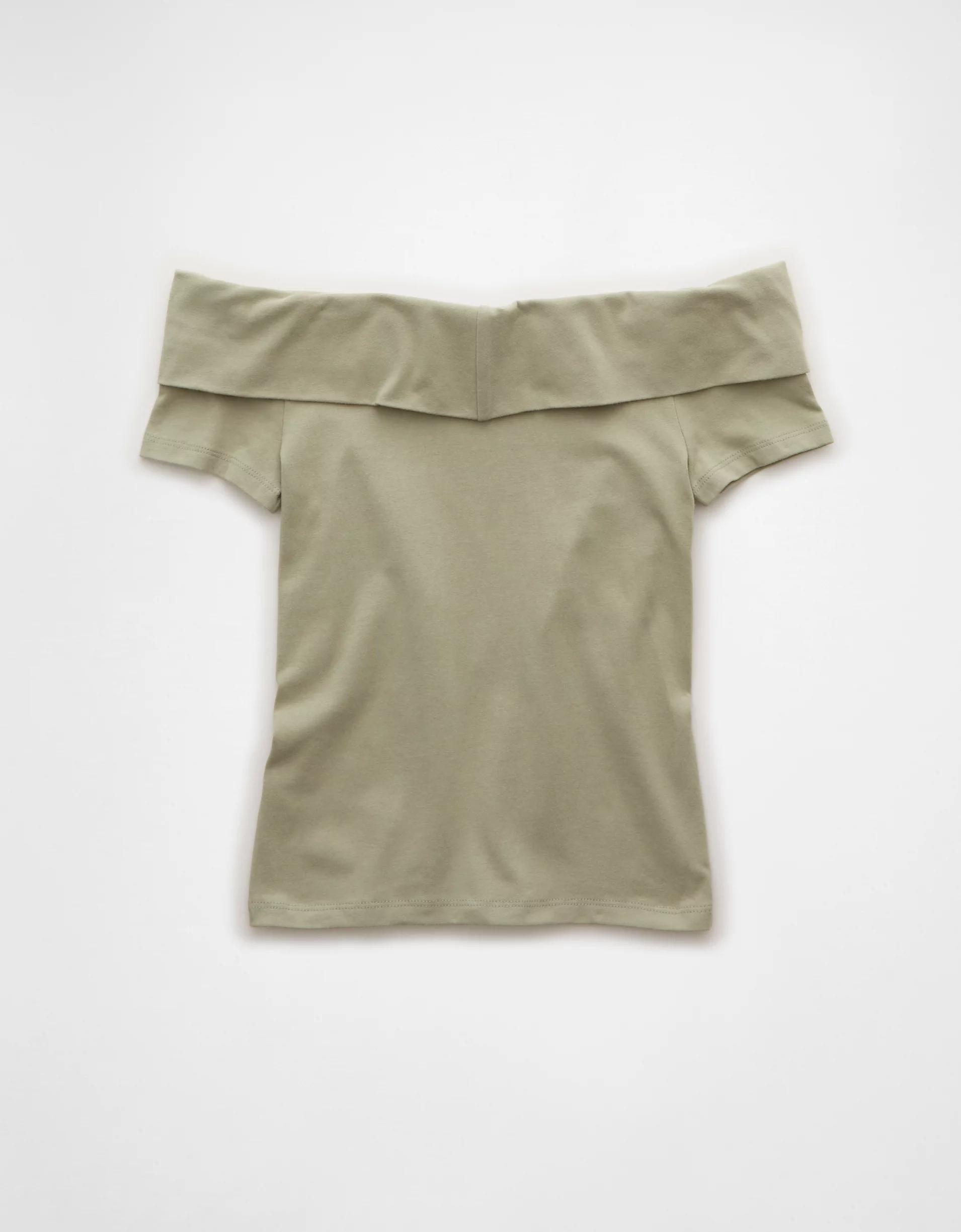 AE Off The Shoulder Foldover Top Product Image