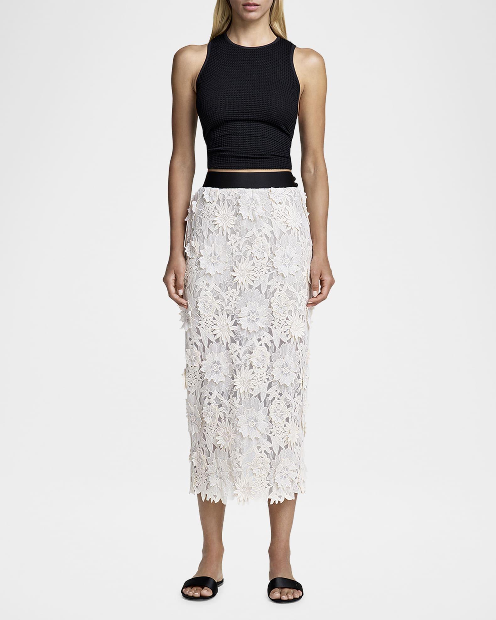 Applique Pencil Skirt Product Image