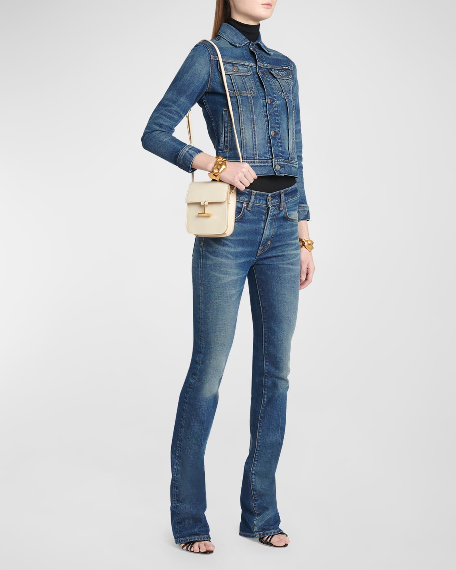 Tara Mini Crossbody Bag in Grain Leather  Product Image