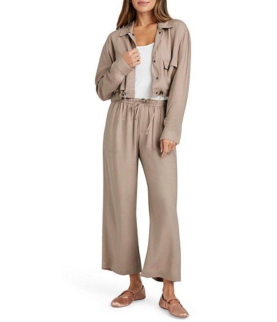 Splendid Adele Chambray Wide Leg Pants Product Image