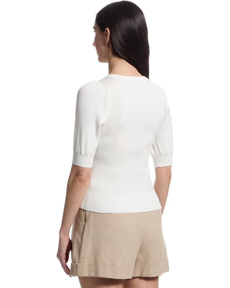 Women's Lilla P Elbow Sleeve Henley Sweater Product Image