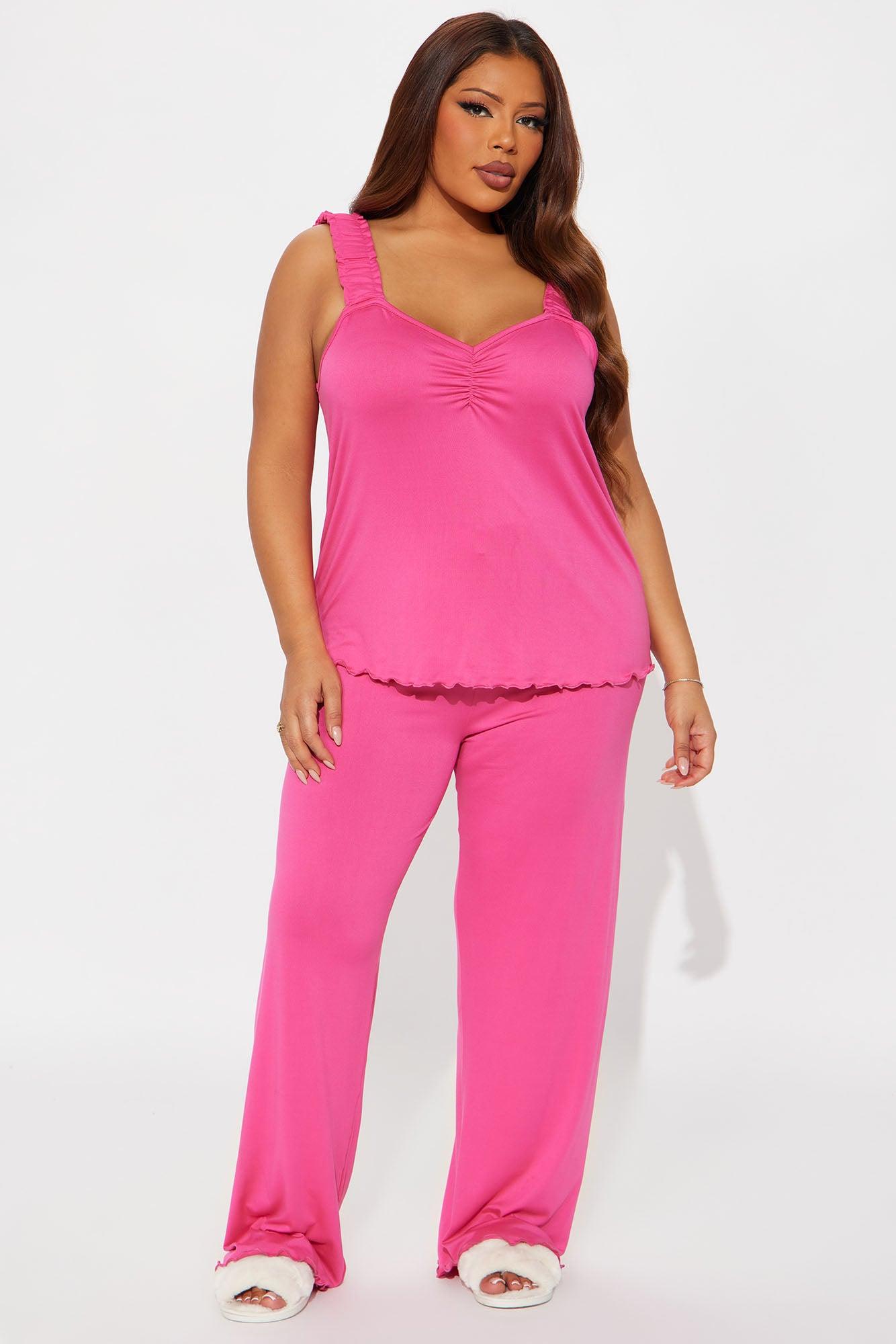 All A Dream PJ Pant Set - Hot Pink Female Product Image