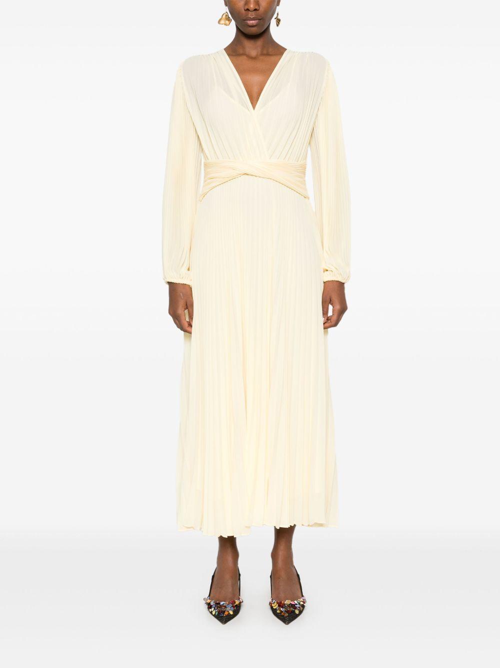 plissé maxi dress Product Image