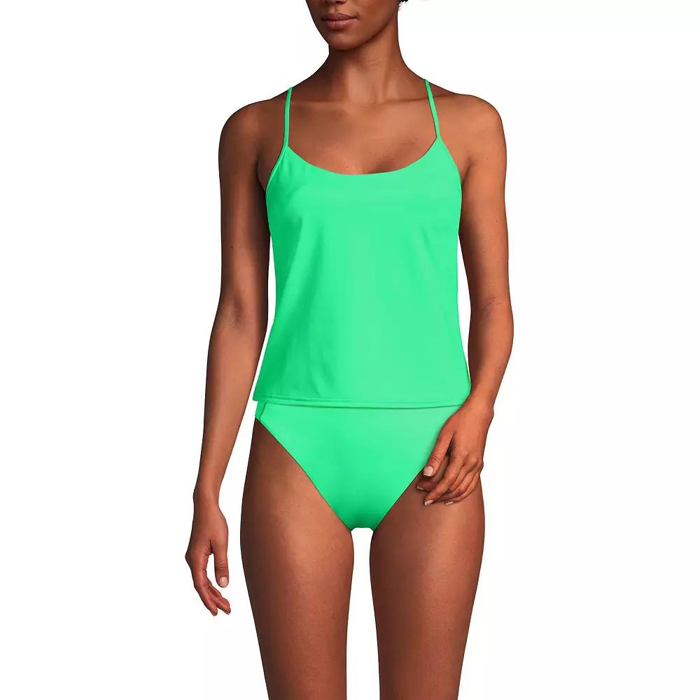 Women's Lands' End Tugless QuickDry Adjustable Strappy Back Swim Top,  Product Image