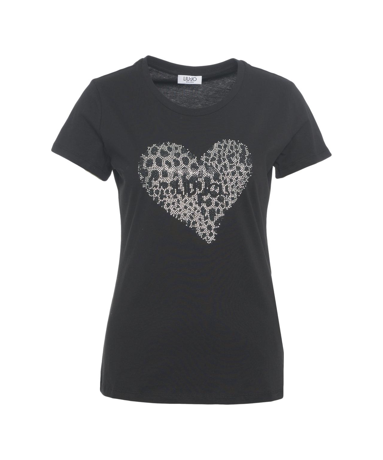 T-shirt with rhinestone application Product Image