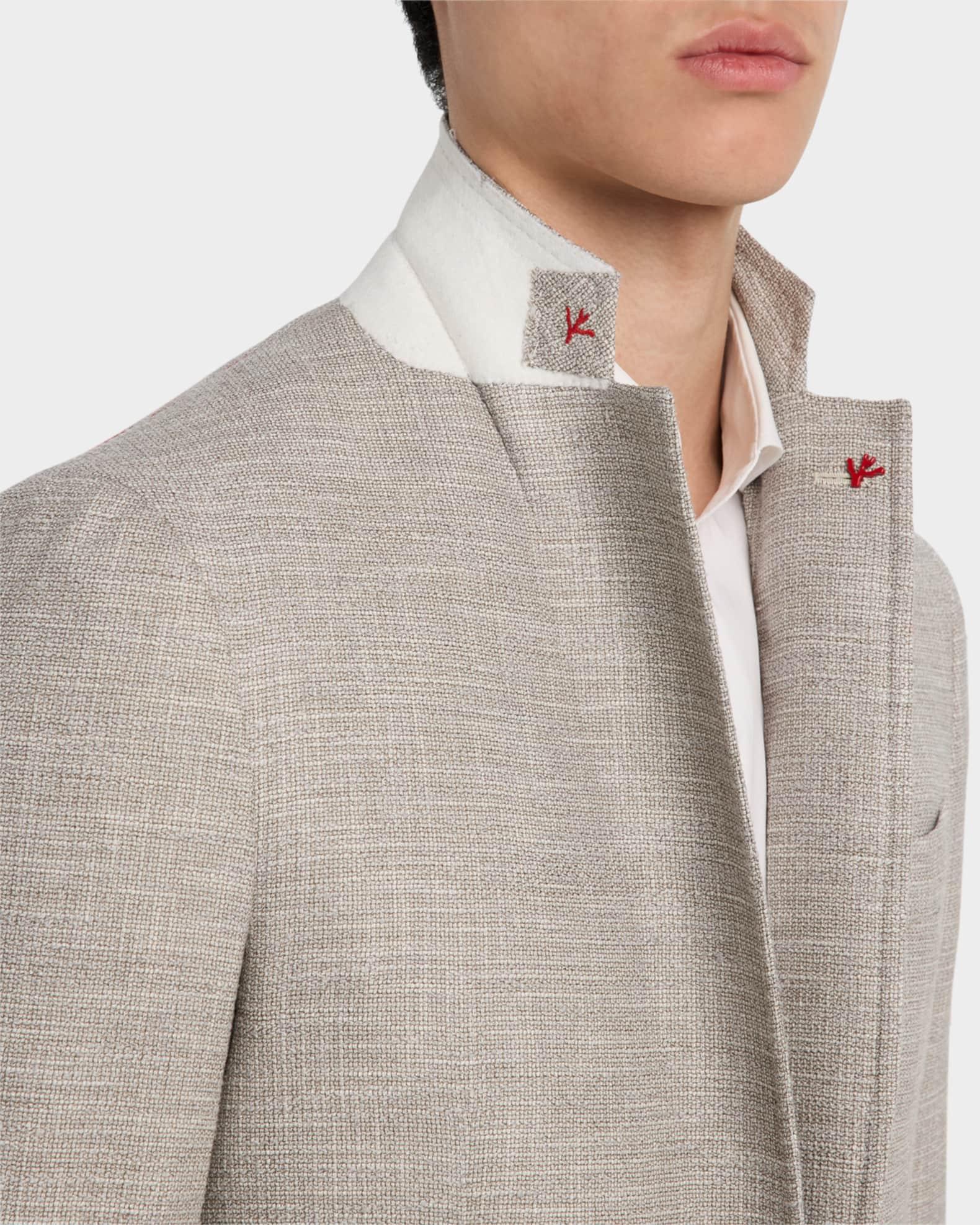 Men's Textured Wool-Blend Blazer Product Image