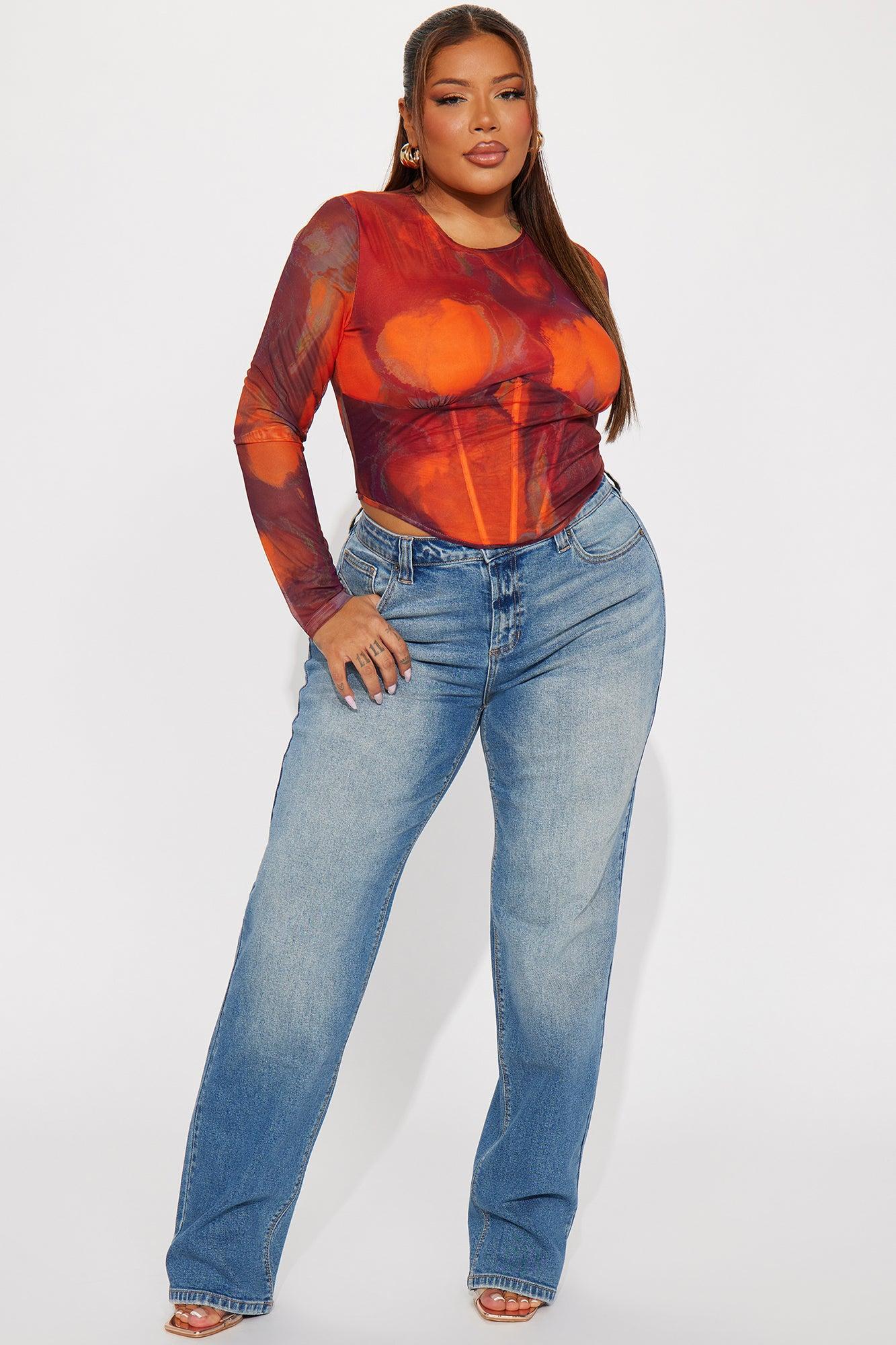 Sicily Straight Leg Jeans - Medium Wash Product Image