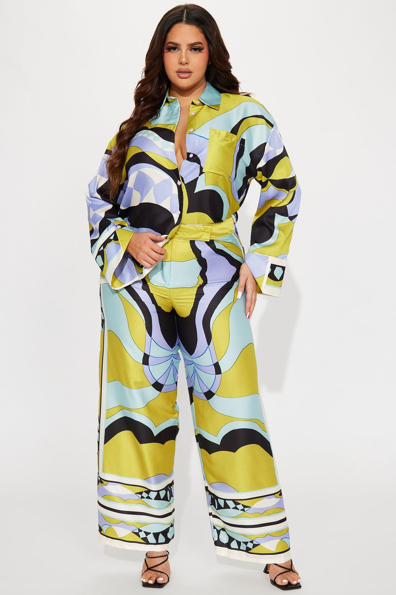 Amary Pant Set - Multi Color Product Image