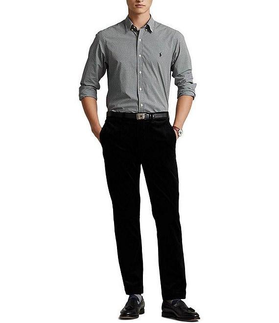 Polo Ralph Lauren Classic-Fit Stretch Checked Poplin Long Sleeve Woven Shirt Product Image
