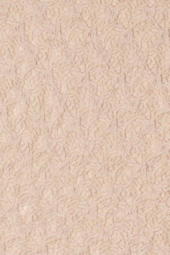 Mock Neck Lace Tee Product Image