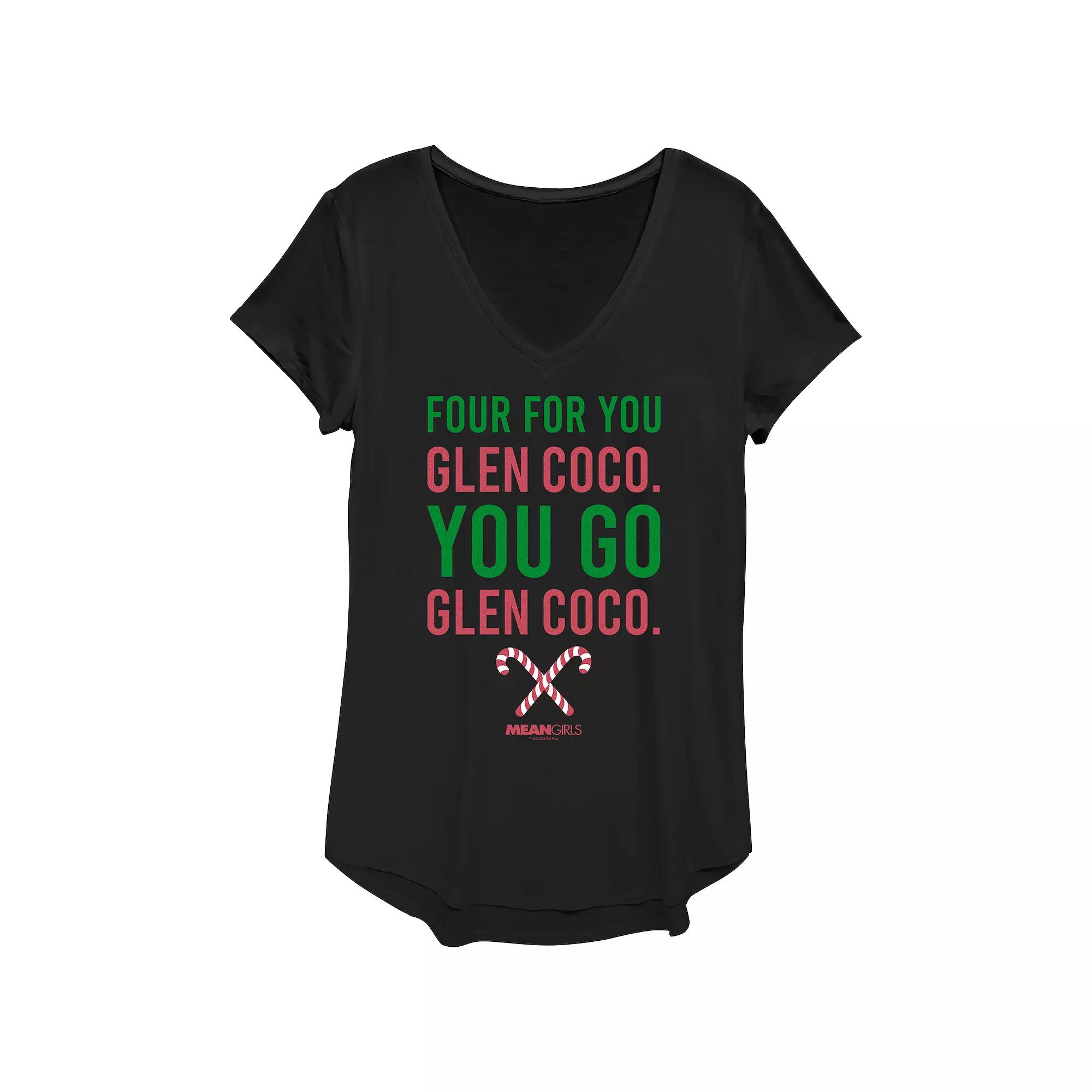Women's Mean Girls Four For You Glen Coco You Go Glen Coco Graphic Tee,  Product Image