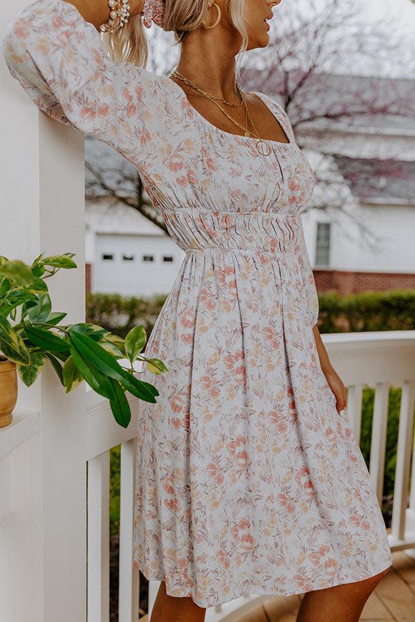 Fresh Blossoms Off Shoulder Dress Product Image