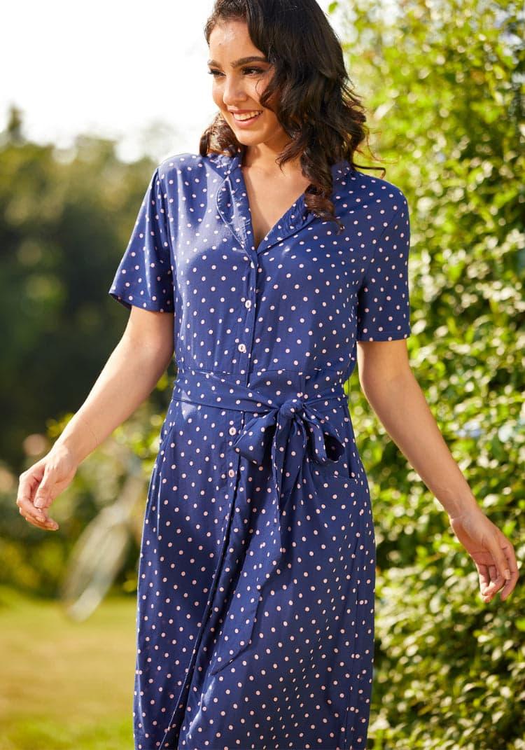 Playing House A-Line Shirt Dress Product Image