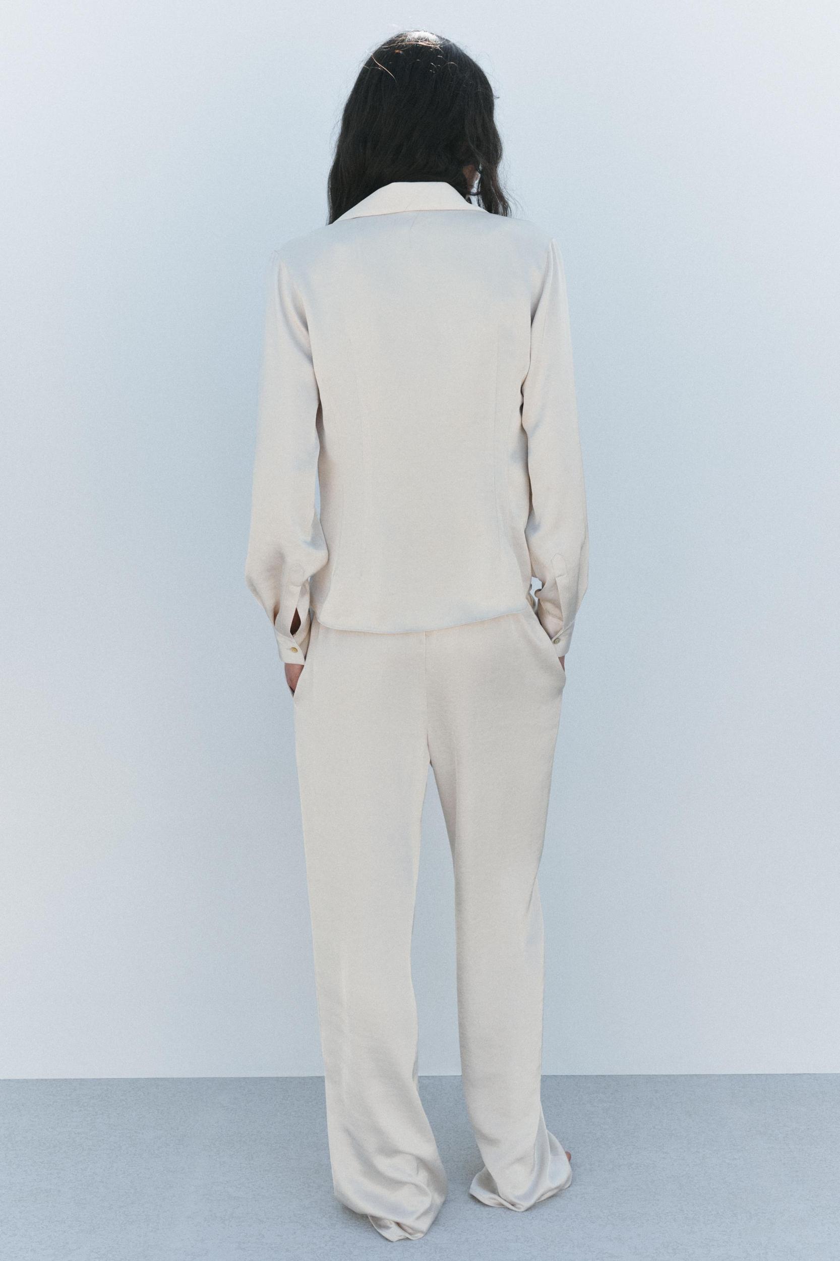 SATIN PAJAMA SHIRT Product Image