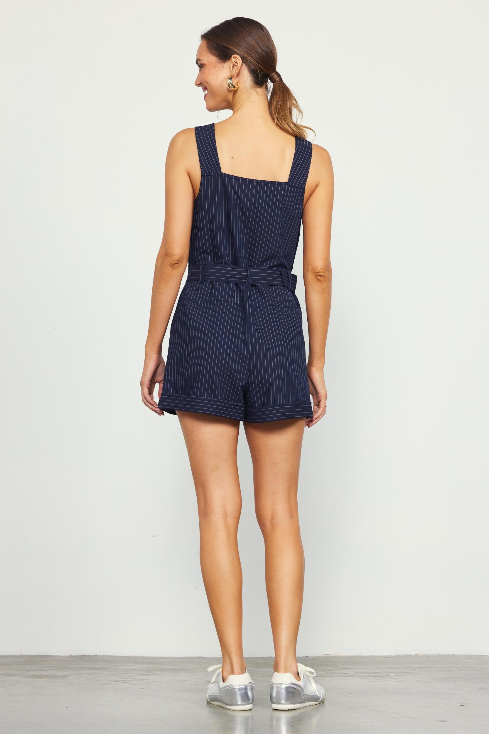 Pinstripe Romper Product Image