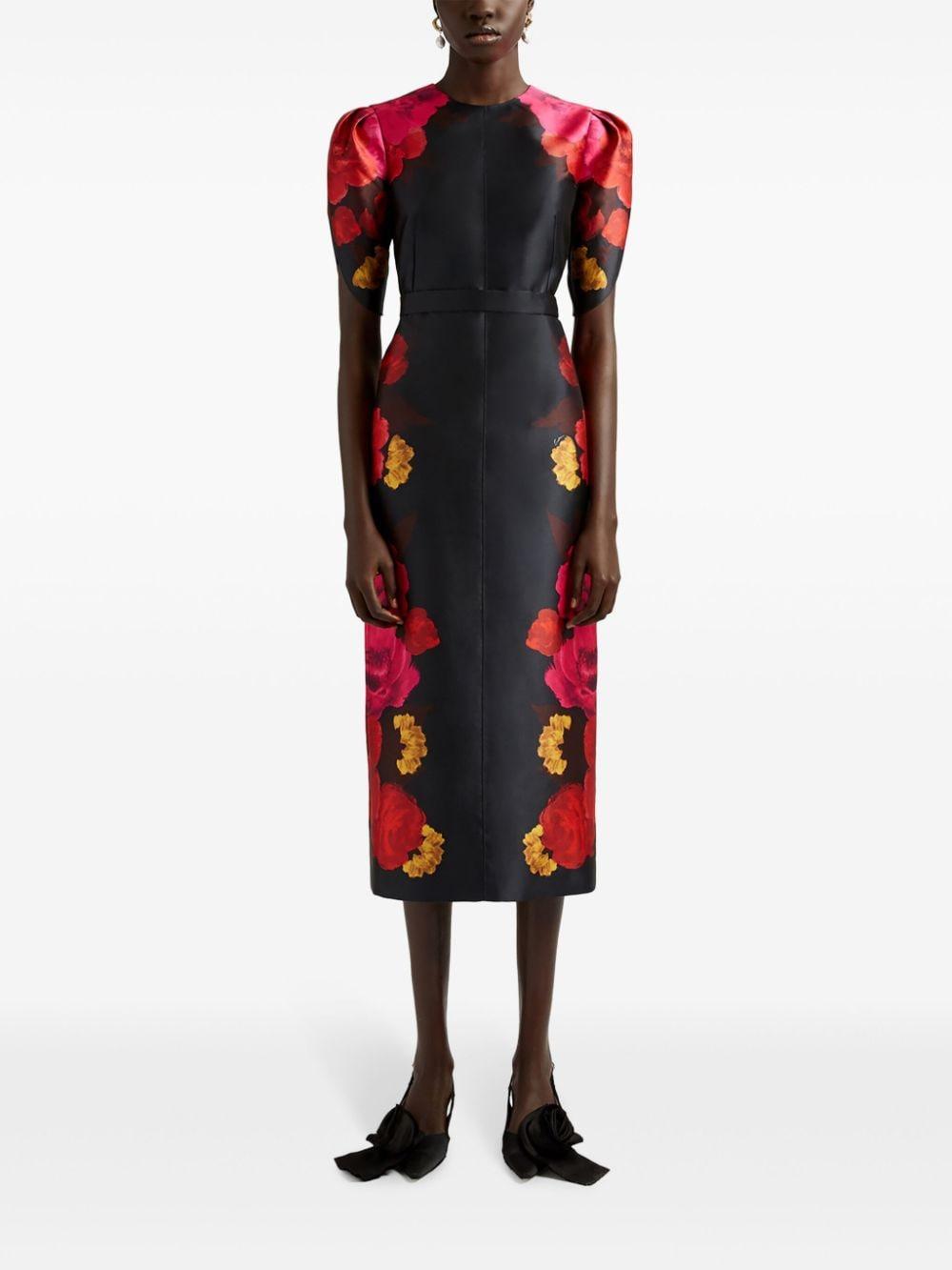 floral-print midi dress Product Image