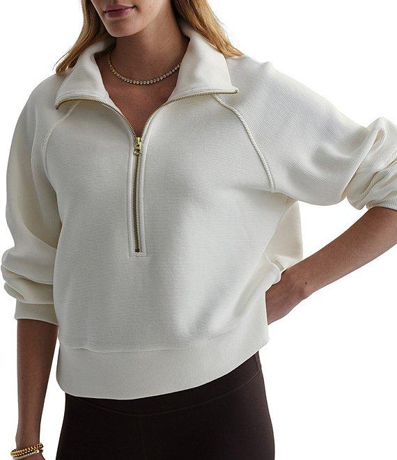 Varley Milano Mock Neck Long Sleeve Half Zip Pullover Product Image