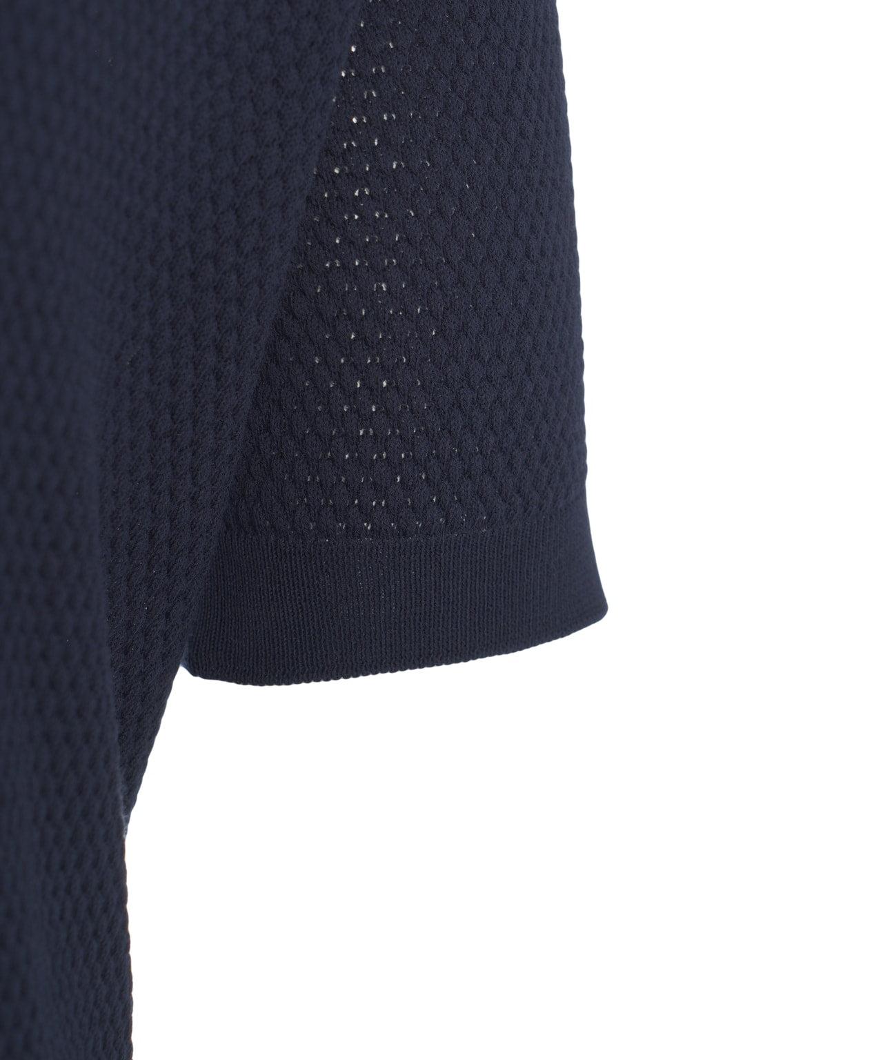 Knit polo shirt Product Image