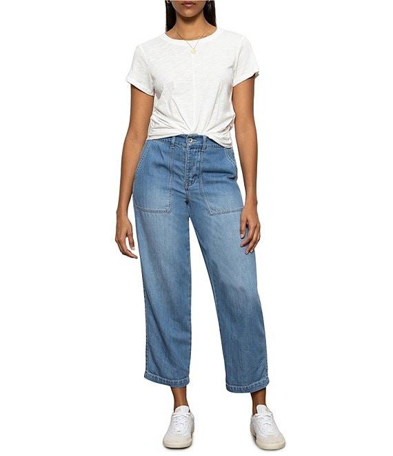 Sanctuary Cruiser Chino Subtle Barrel Leg Pants Product Image