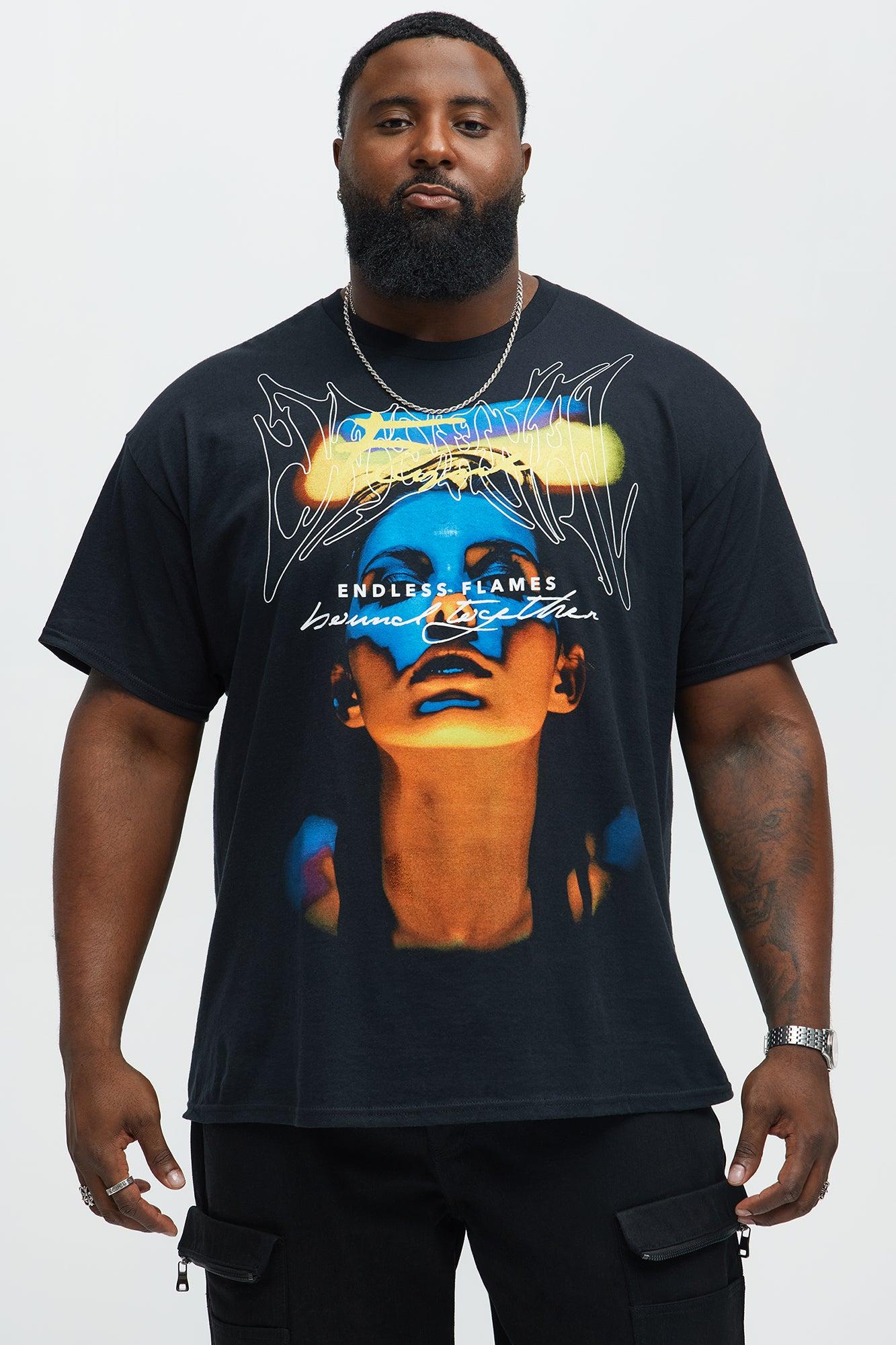 Endless Flames Short Sleeve Tee - Black Product Image