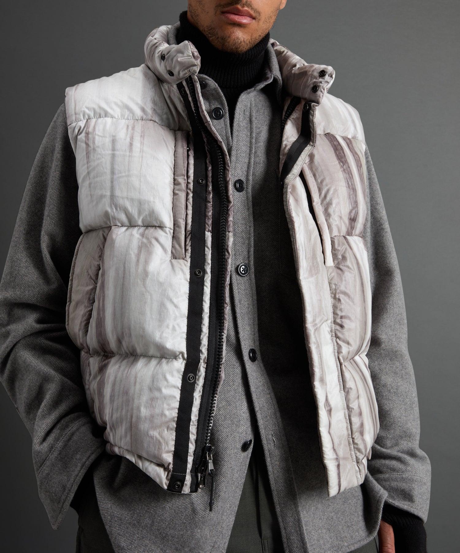 Todd Snyder X Woolrich Cashmere Shirt Jacket in Grey Product Image