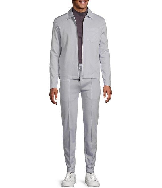 Murano Liquid Luxury Slim Fit Zip Shirt Jacket Product Image
