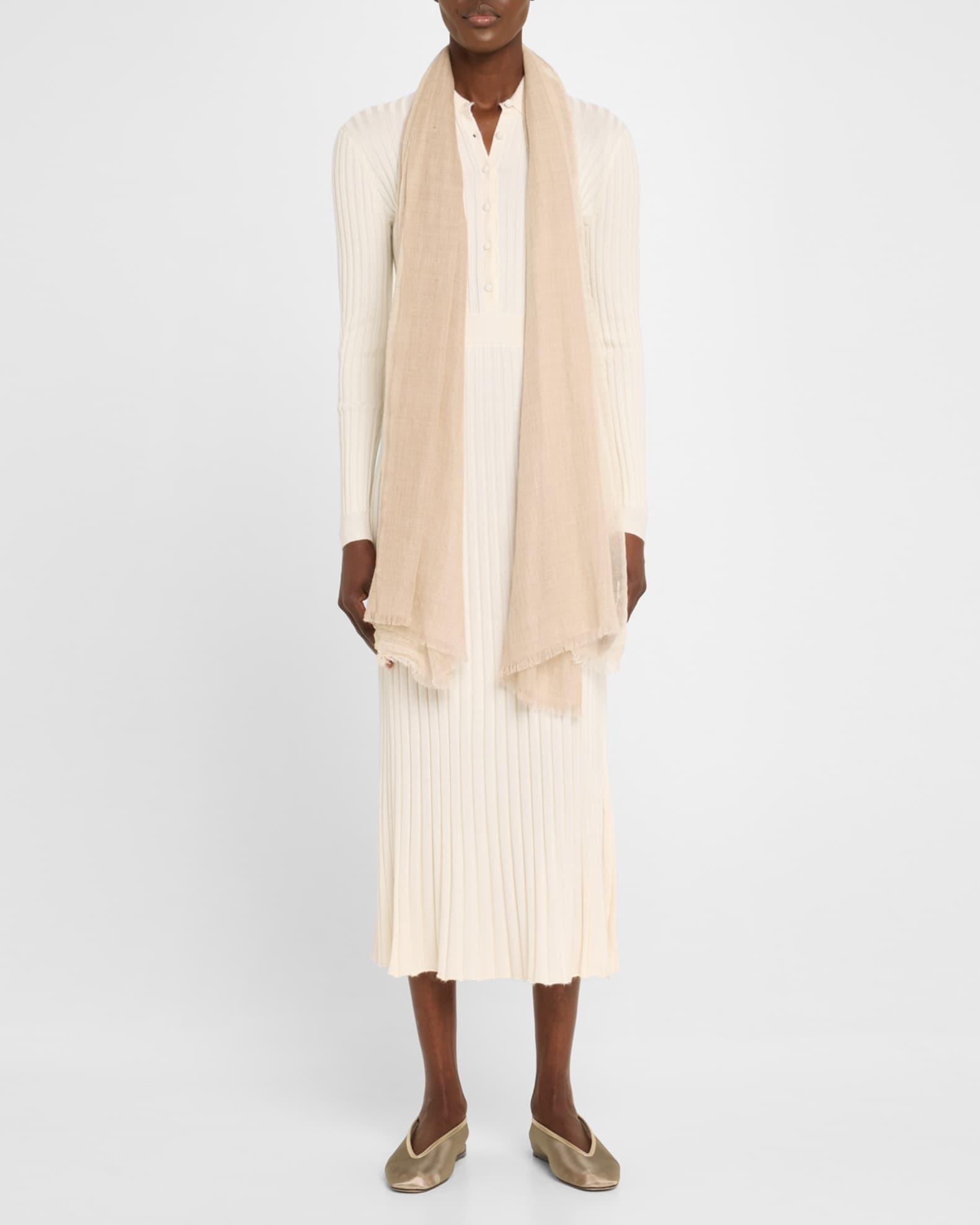 Striped Cashmere Scarf Product Image