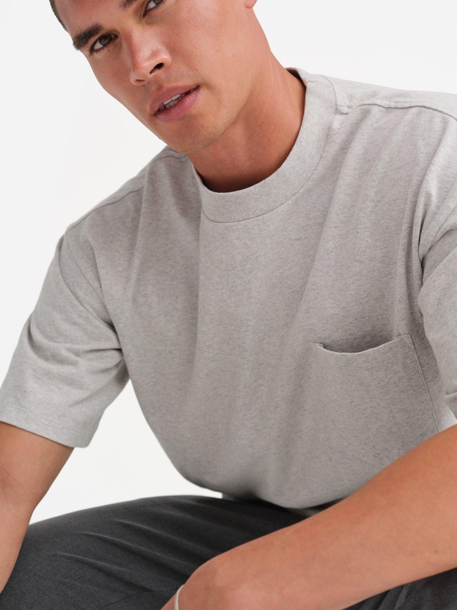 Men's Organic Heavyweight Cotton Relaxed Tee Male Product Image