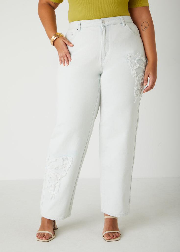 Butterfly Straight Leg Jeans Product Image
