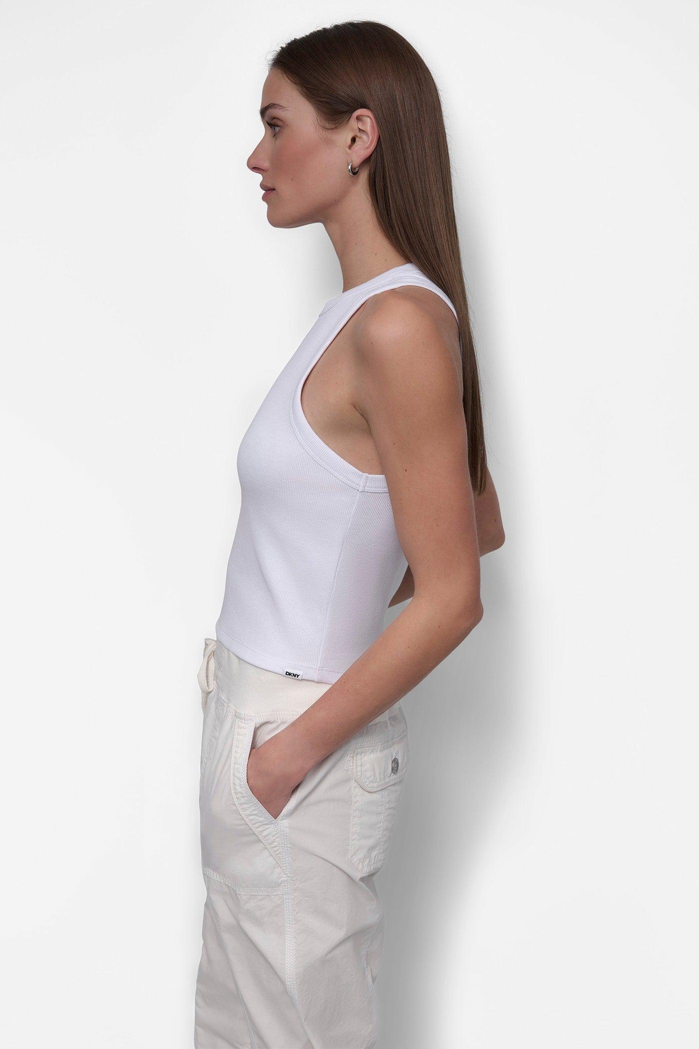 RIBBED HIGH NECK TANK Product Image