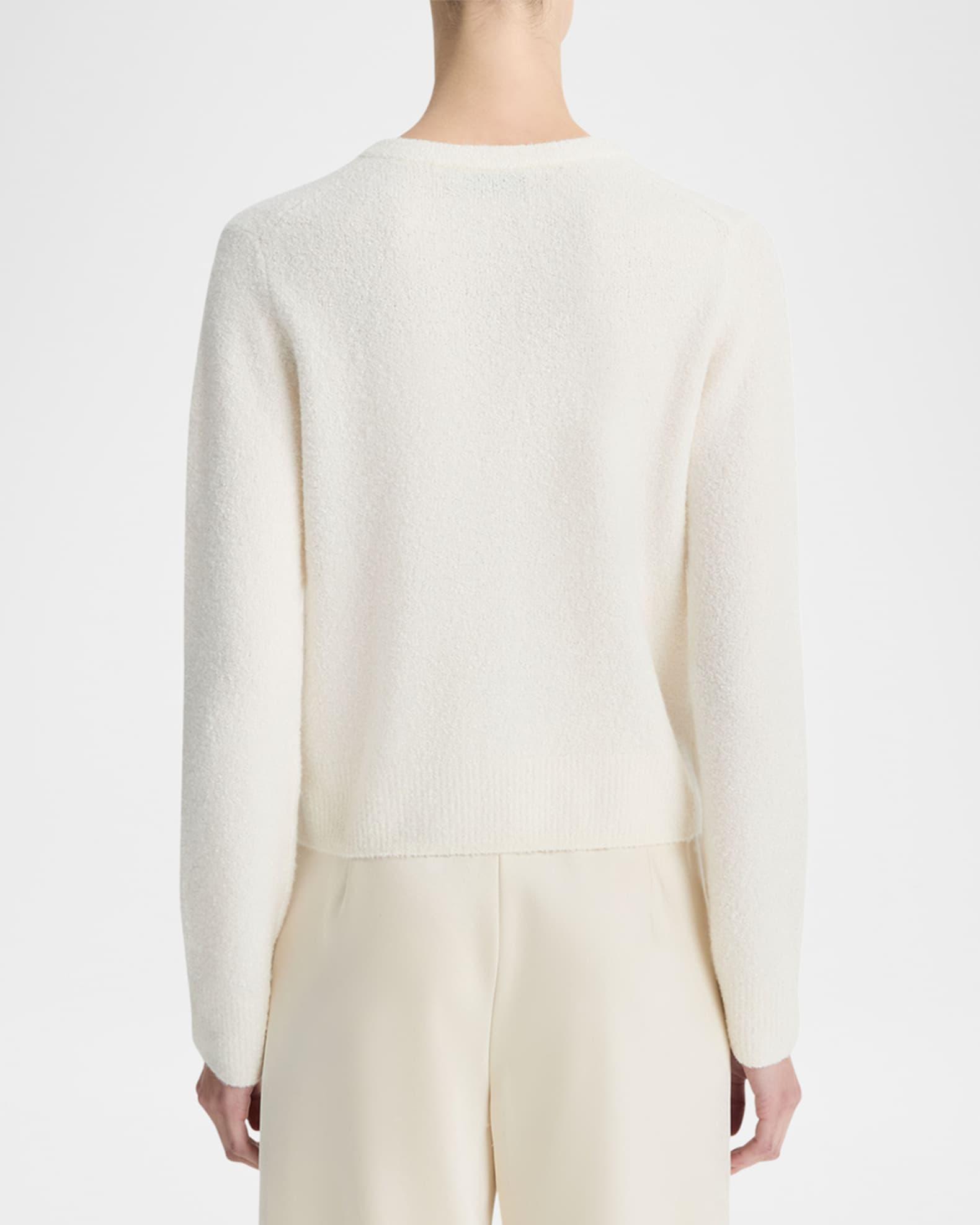 Crewneck Bouclé Cardigan  Product Image