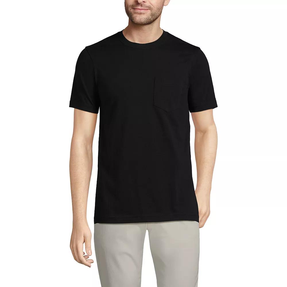 Men's Lands' End Supima Pocket Tee,  Product Image
