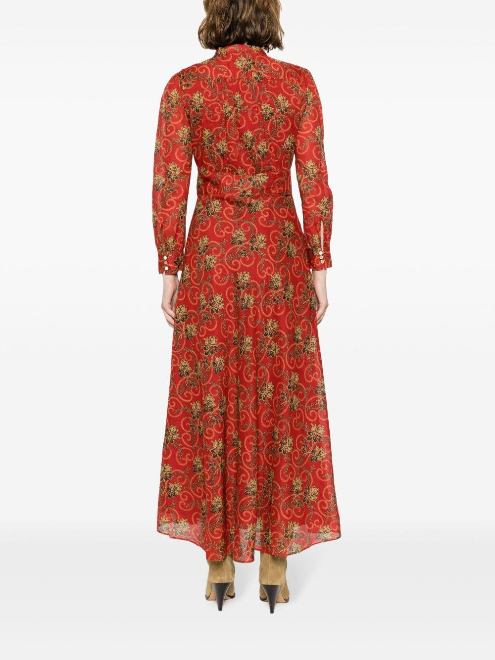 floral-print cotton maxi dress  Product Image