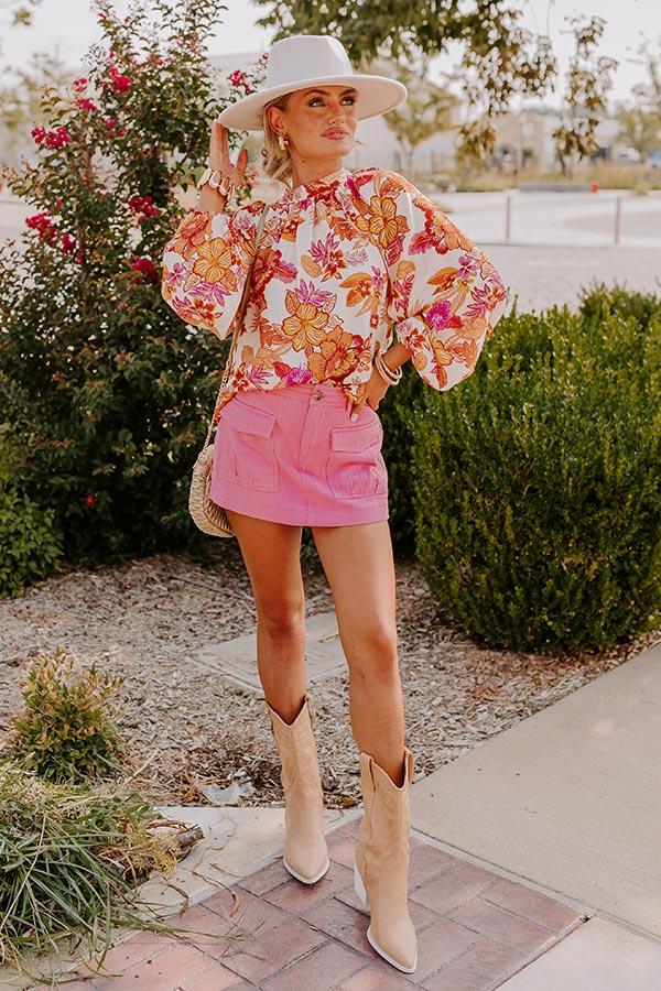 Feeling Posh Floral Top Product Image