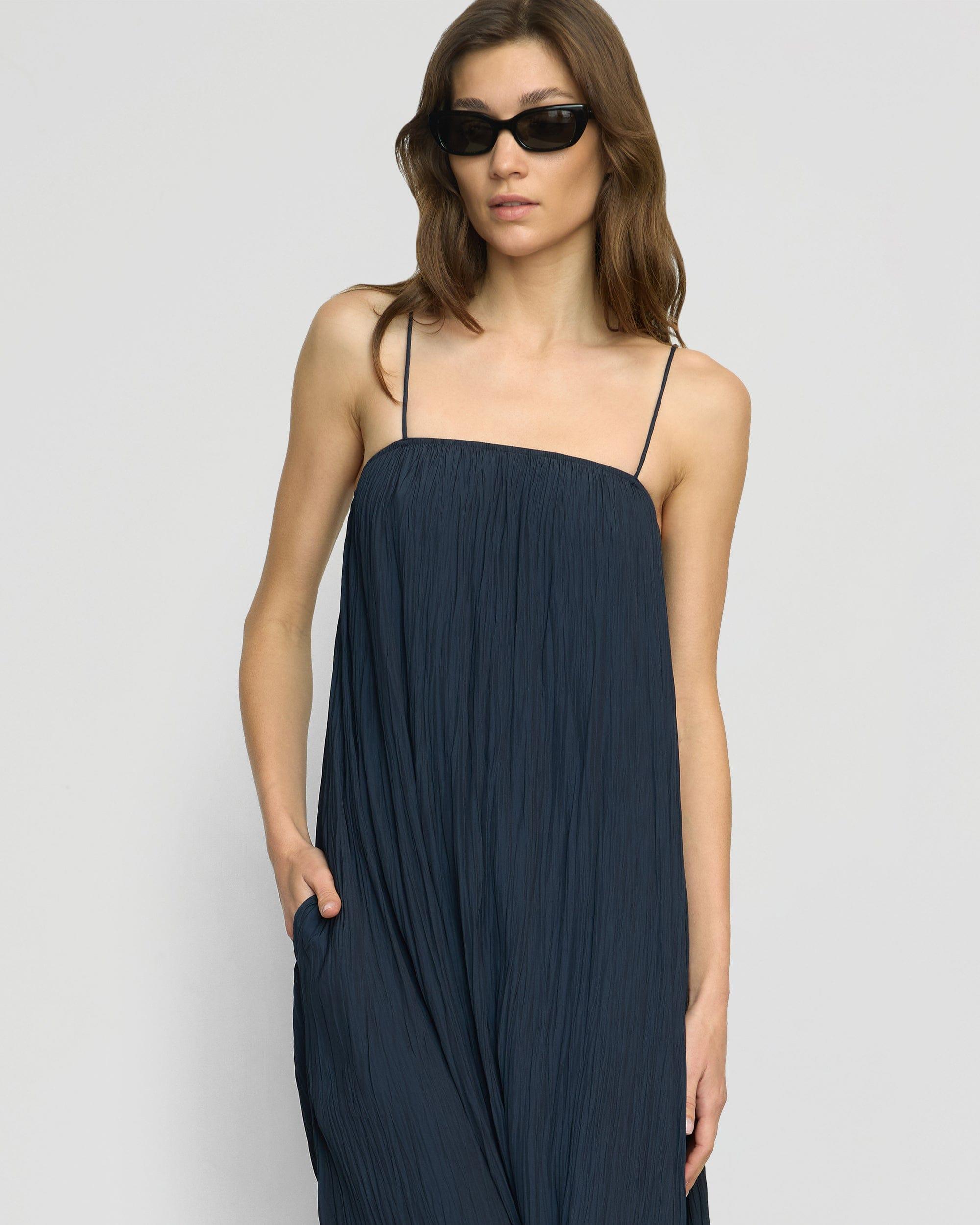 Solange Crinkled Maxi Dress Product Image