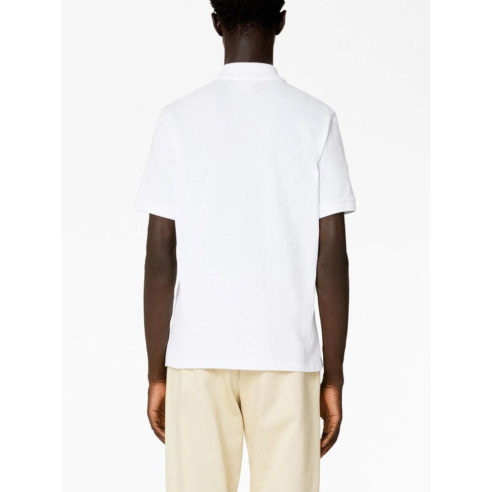 White Cotton Ami de Coeur Polo Product Image